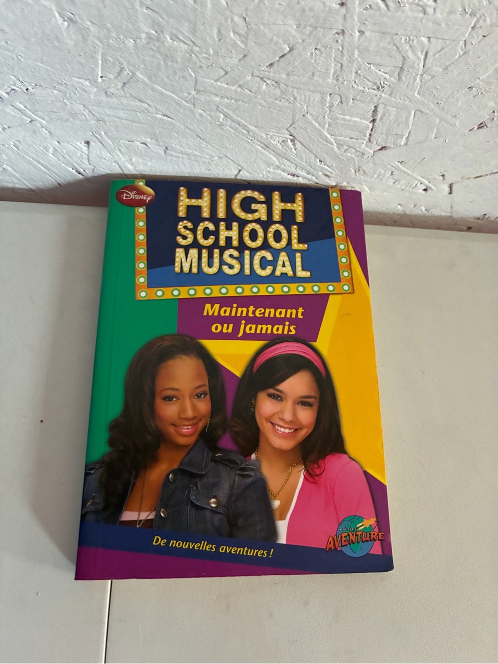 Disney High School Musical Book - Yellow, Green, Purple Cover